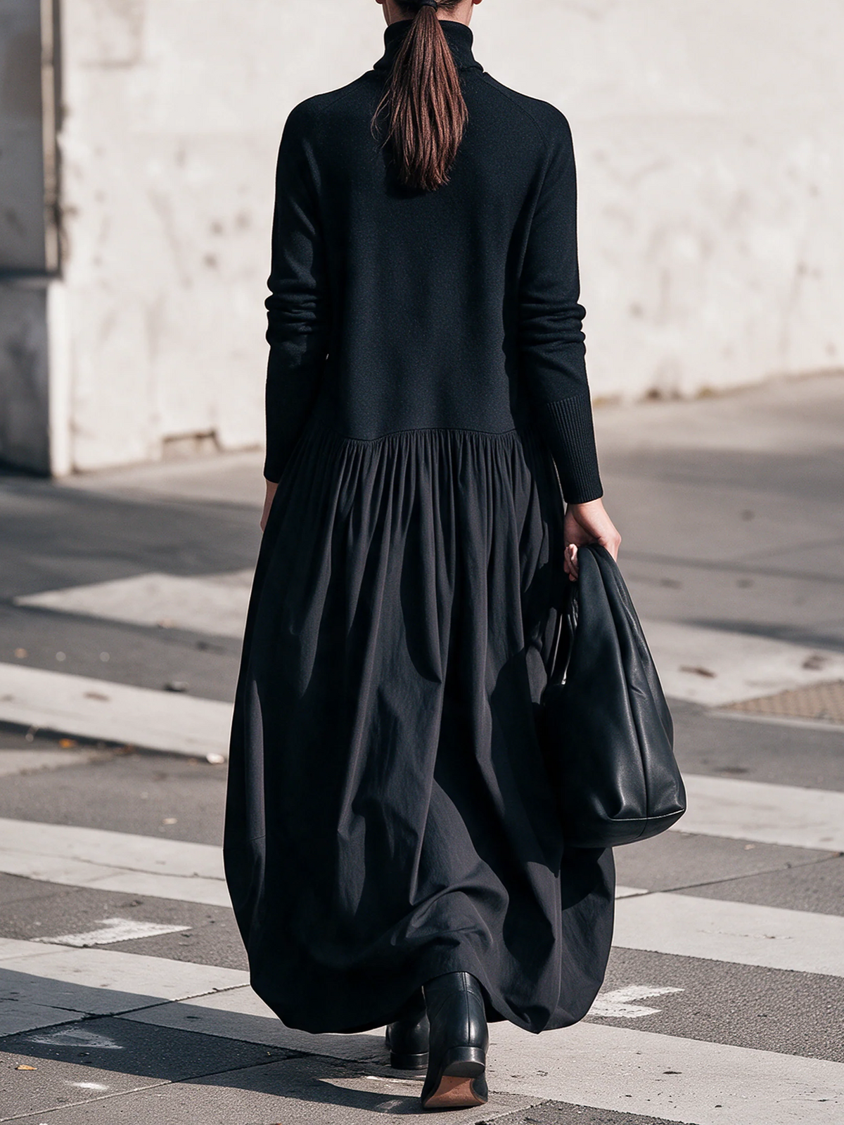 Teresa | Vestido cuello alto