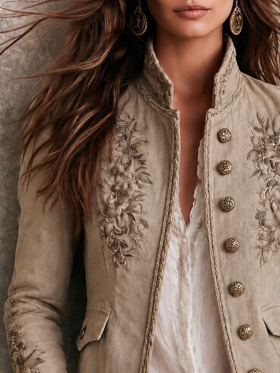 Lia | Chaqueta Bordada Vintage