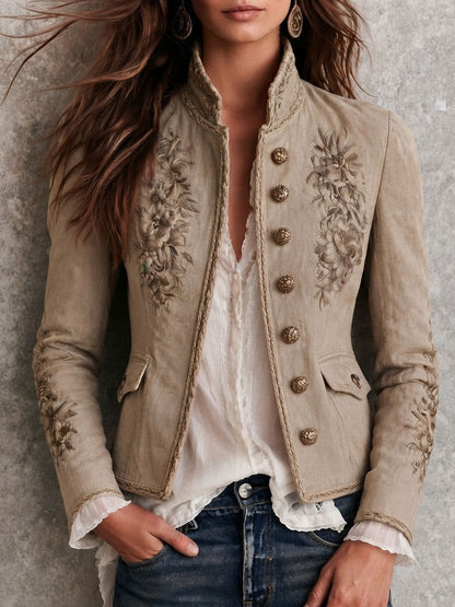 Lia | Chaqueta Bordada Vintage