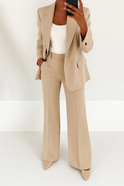 Conjunto sastre Patrizia beige