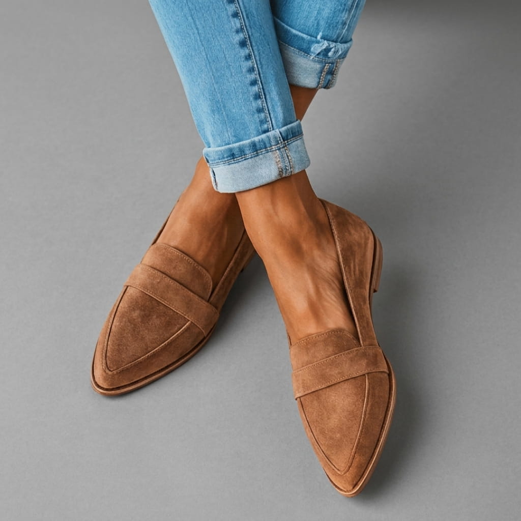 Mocasines de Gamuza Suave