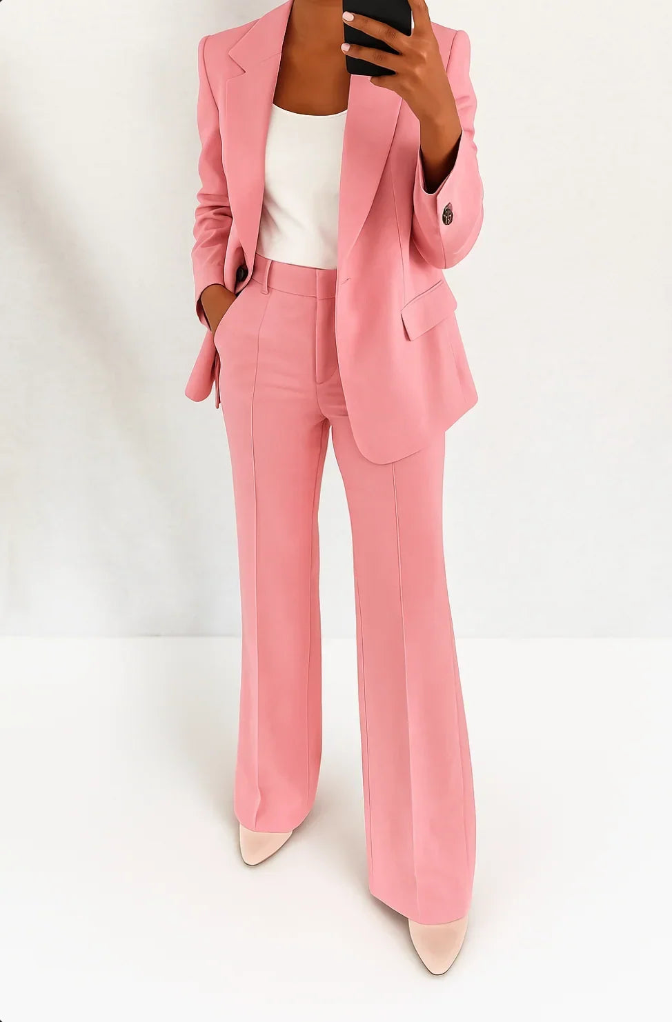 Conjunto sastre Patrizia rosa