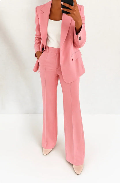 Conjunto sastre Patrizia rosa