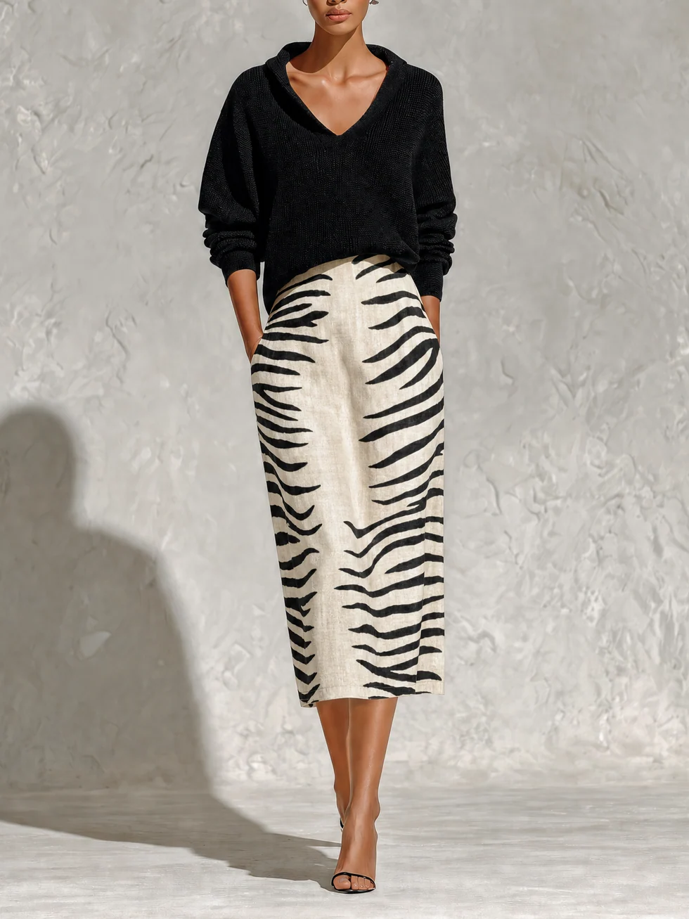 Zahara | Conjunto Falda y Jersey