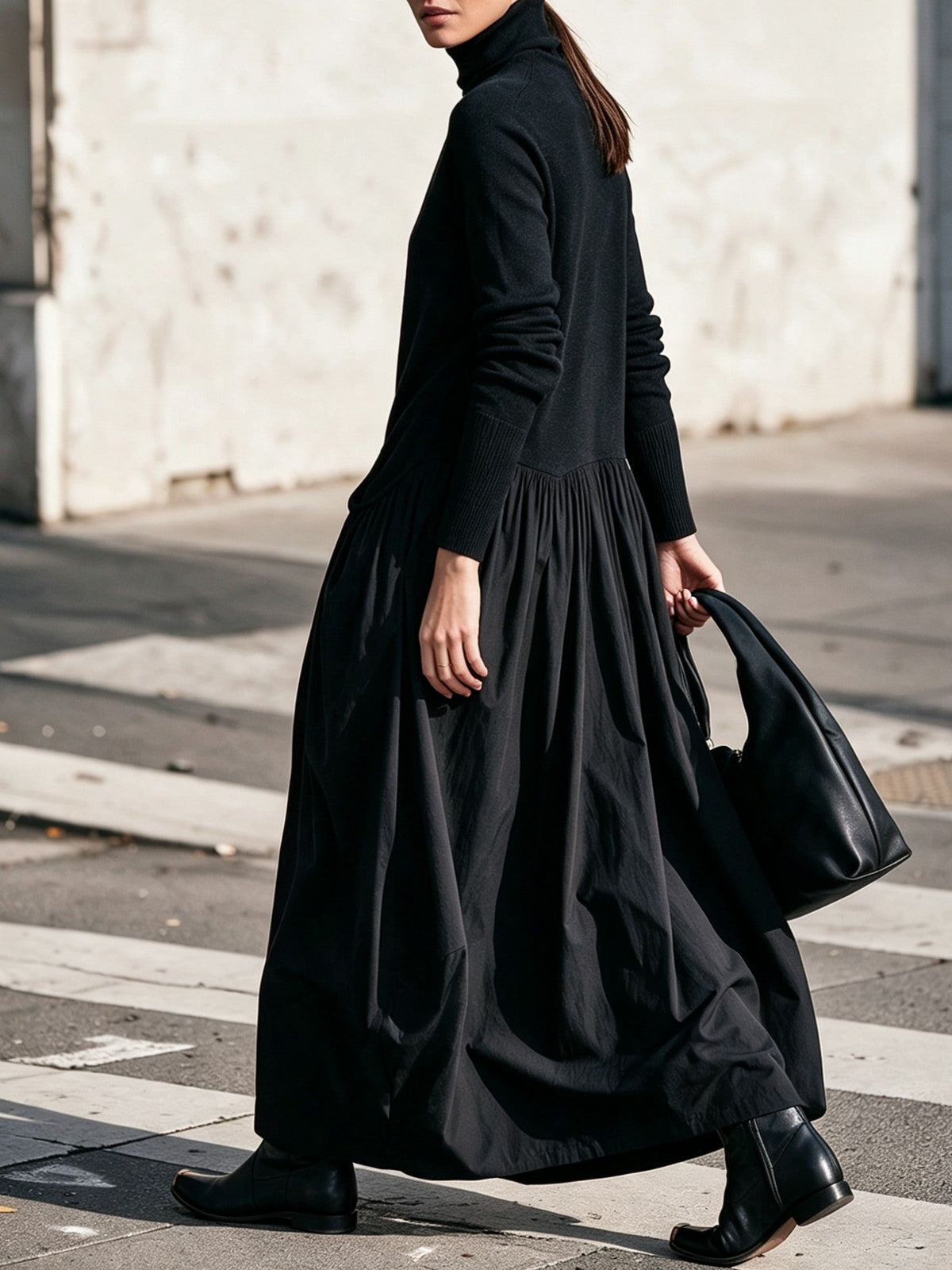 Teresa | Vestido cuello alto