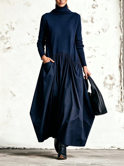 Teresa | Vestido cuello alto