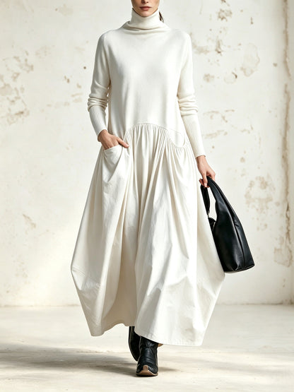 Teresa | Vestido cuello alto