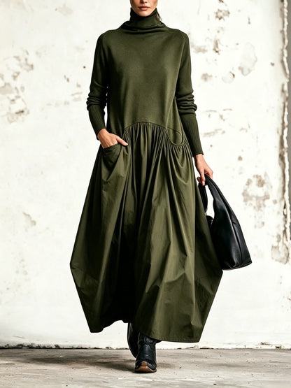 Teresa | Vestido cuello alto