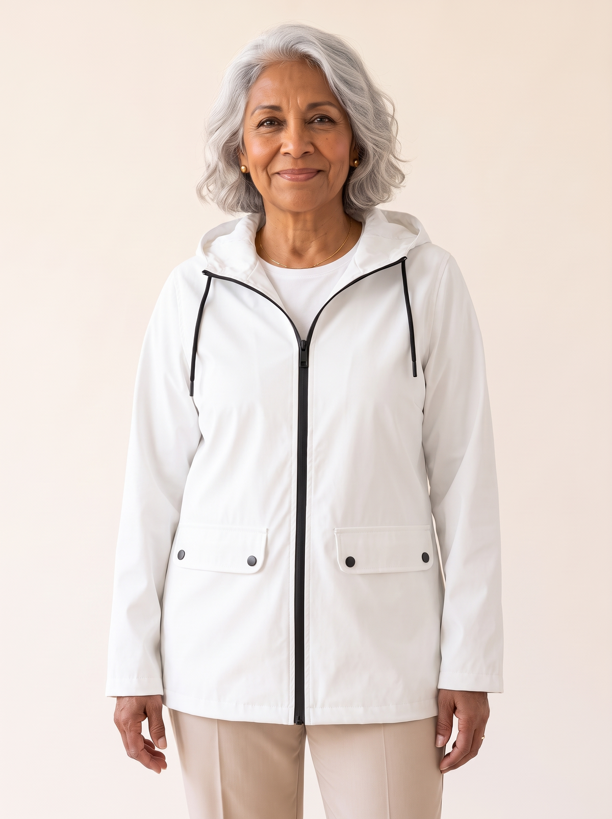 Chaqueta Rianna color blanco