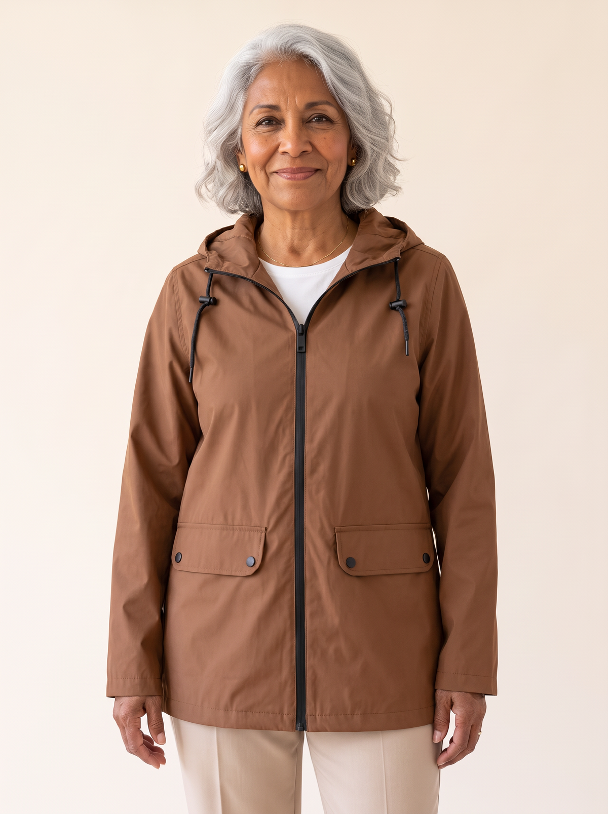 Chaqueta Rianna color café