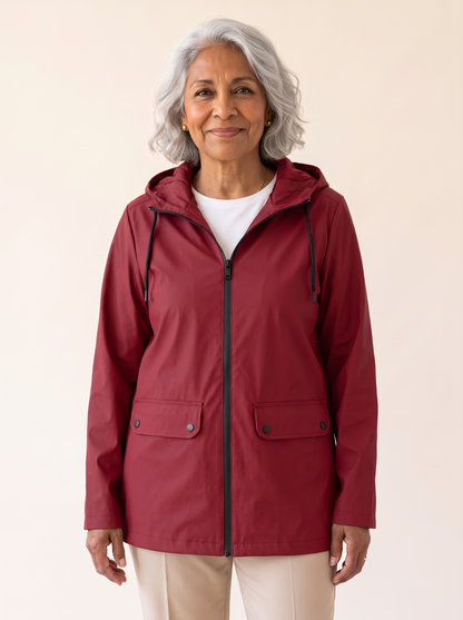 Chaqueta Rianna color vino