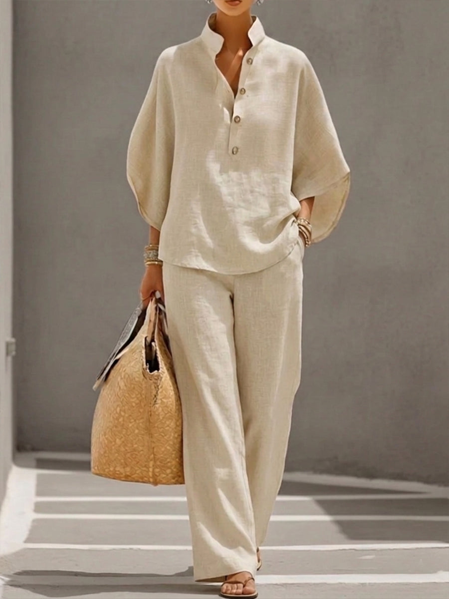 Paula | Conjunto Blusa y Pantalón