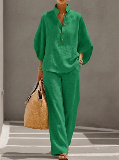 Paula | Conjunto Blusa y Pantalón