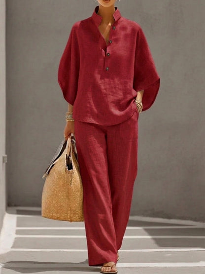 Paula | Conjunto Blusa y Pantalón